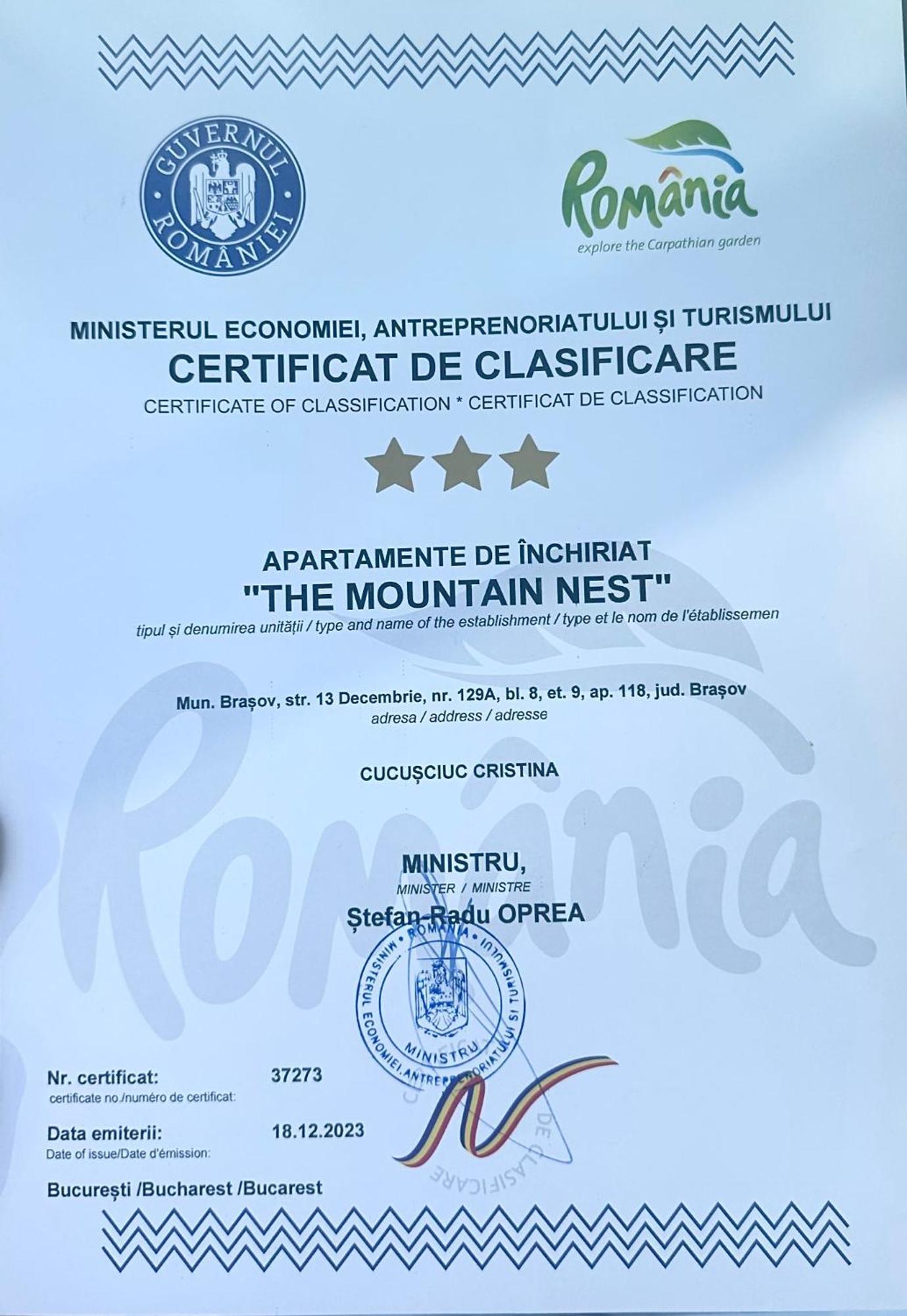 The Mountain Nest Apartment Brasov Bagian luar foto